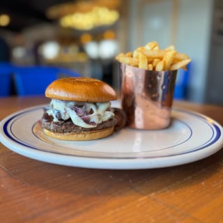 Mushroom Swiss Burger