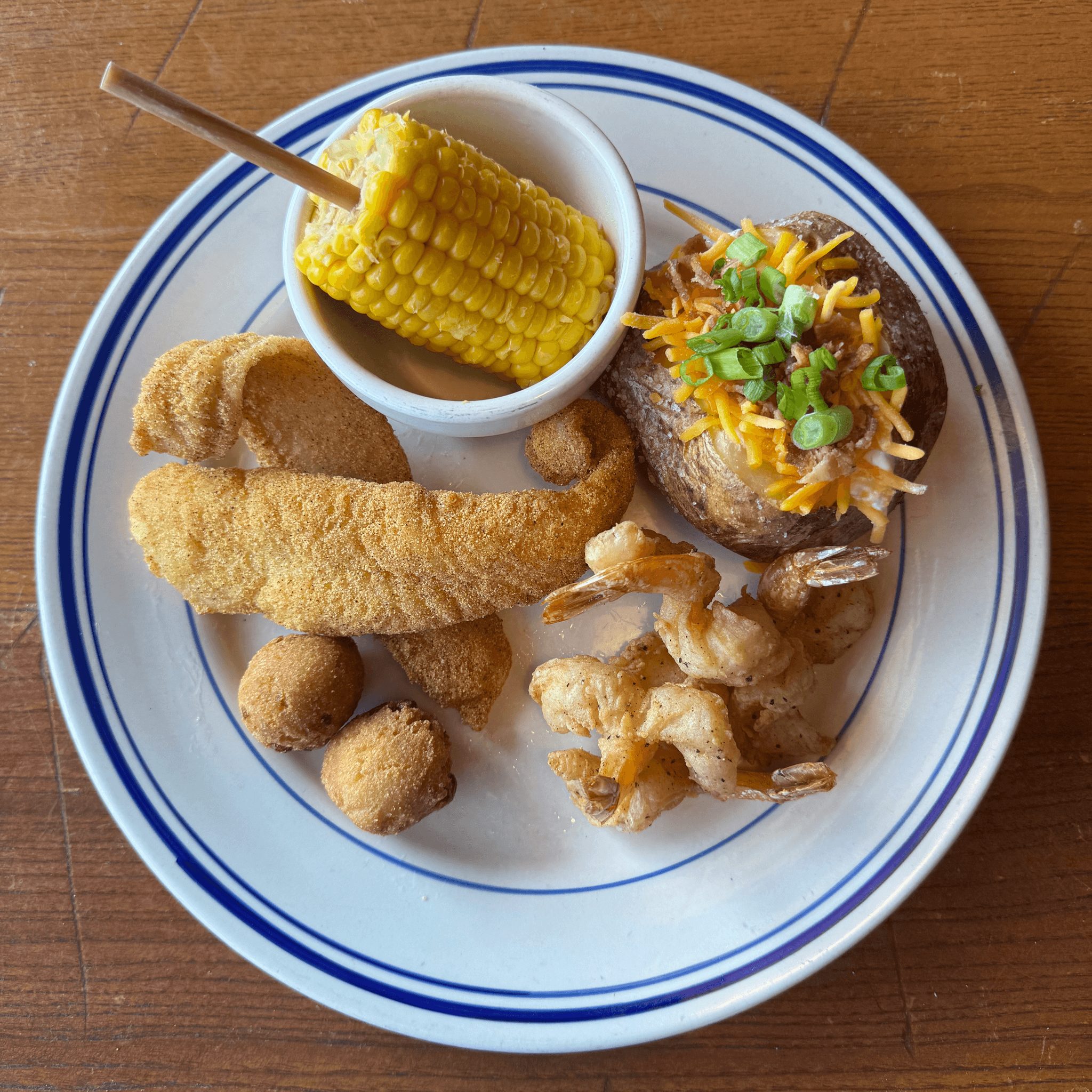 Catfish and Shrimp.