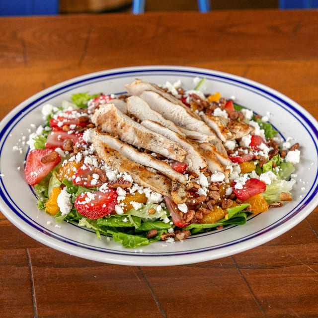 Grilled Chicken Strawberry Salad.
