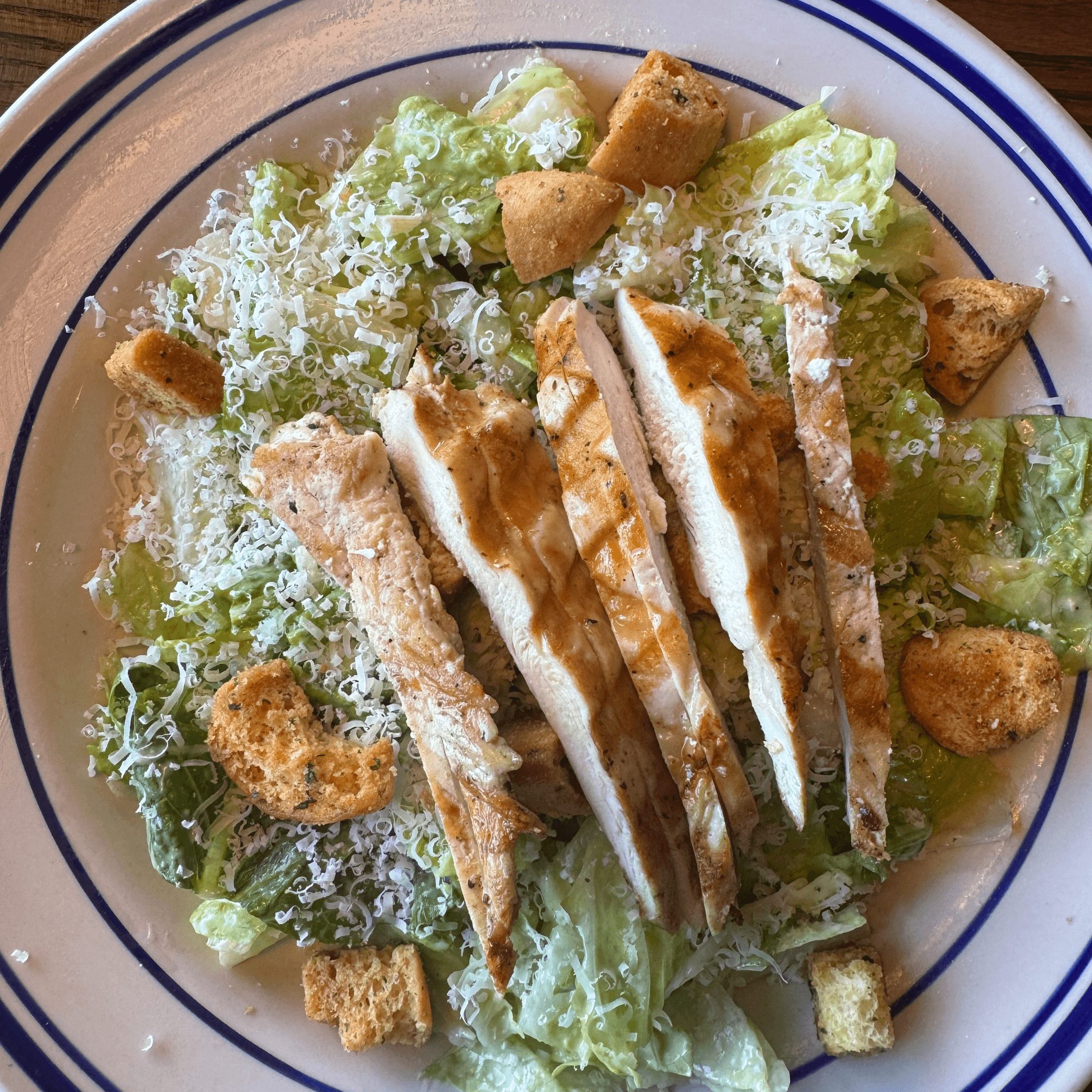 Grilled Chicken Caesar.