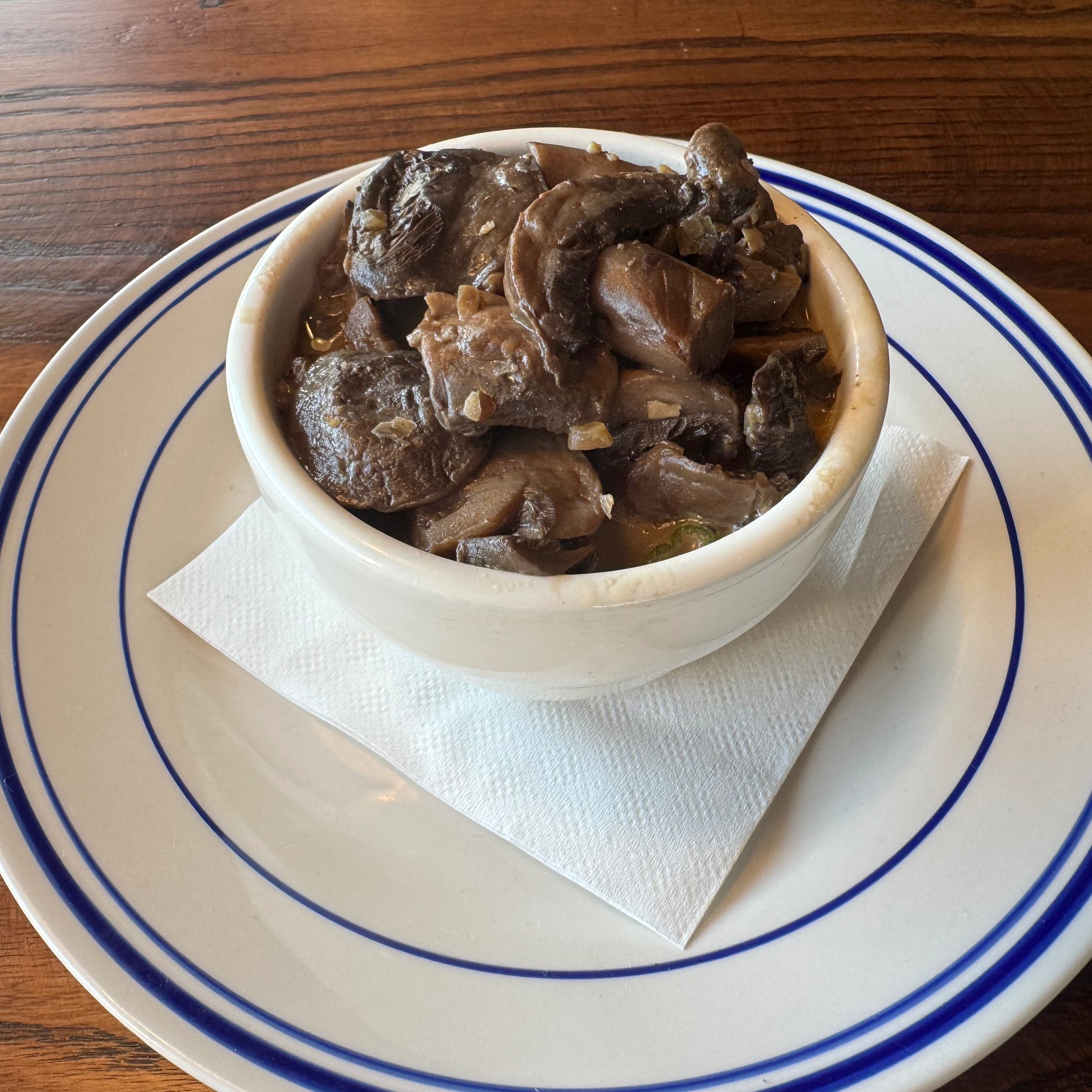 Sauteed Mushrooms.