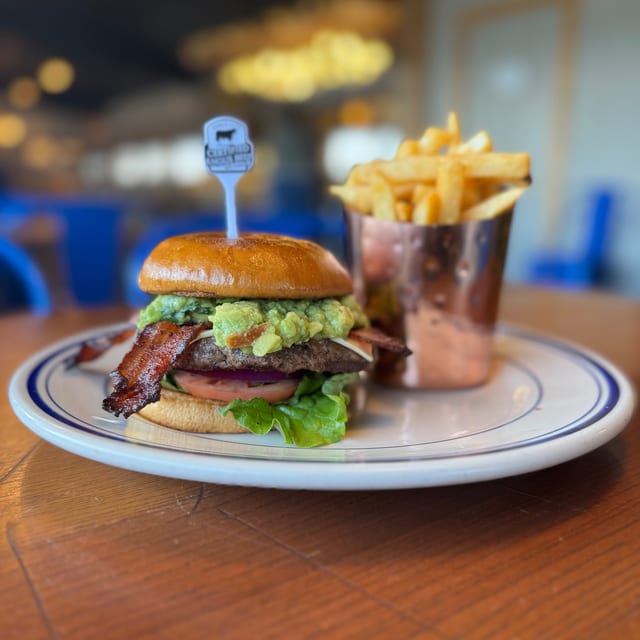Bacon Avocado Burger.