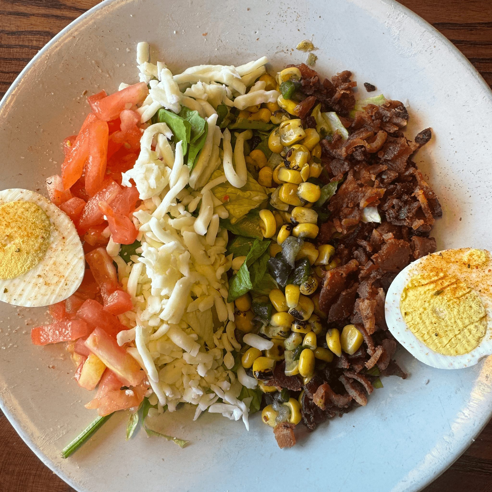 Side Cajun Cobb Salad.