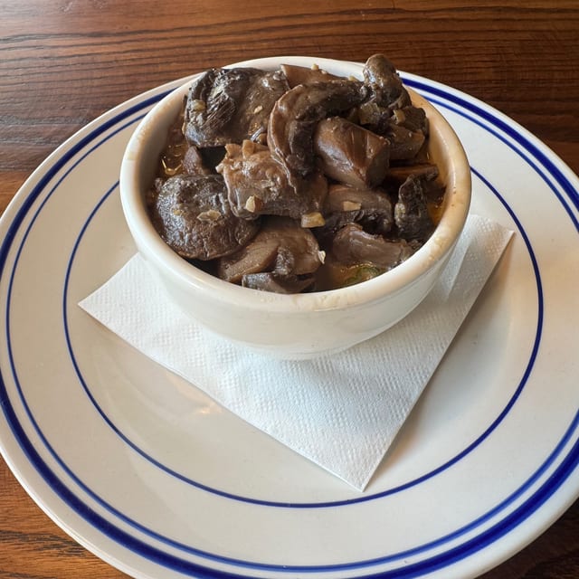 Sauteed Mushrooms.