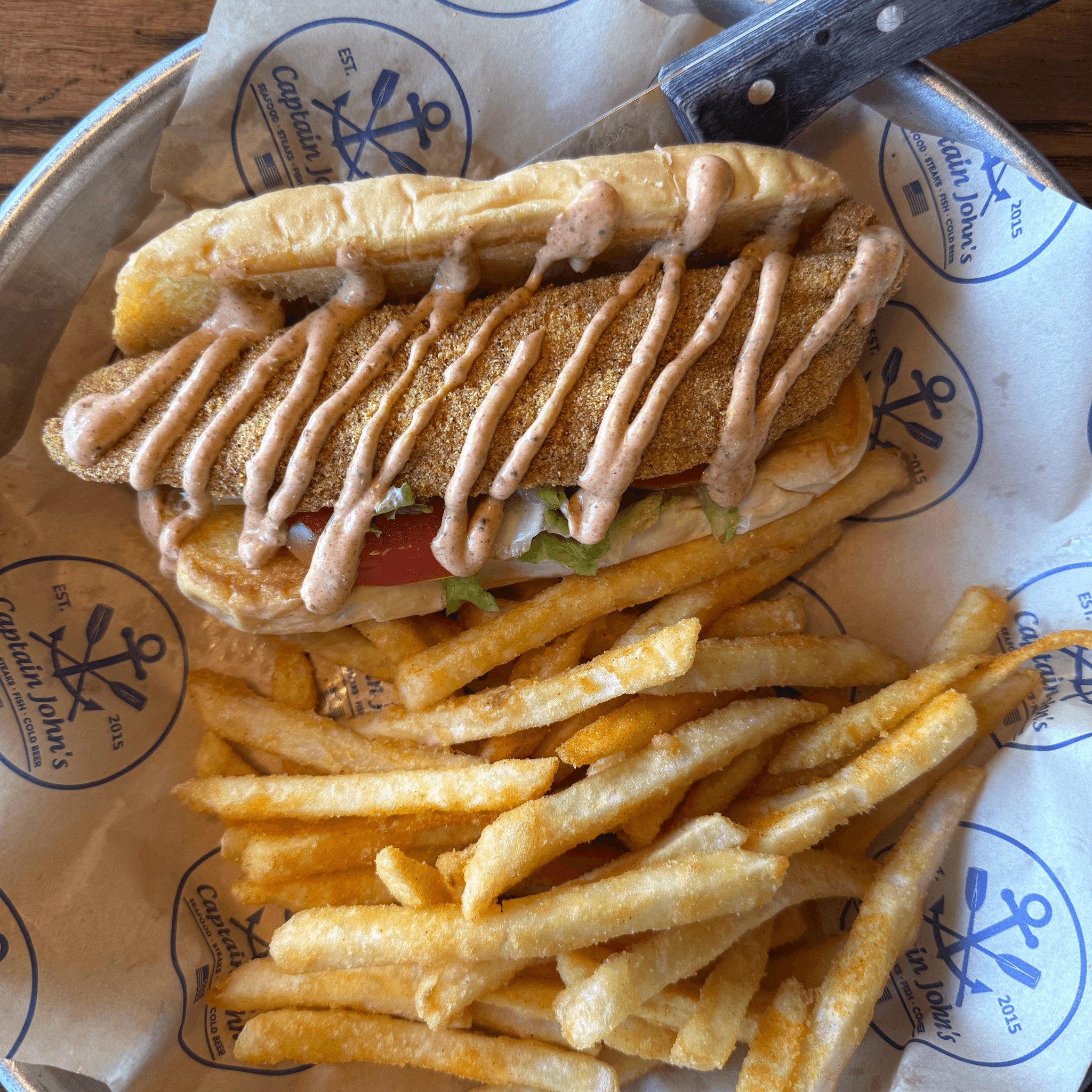 Catfish Po Boy.