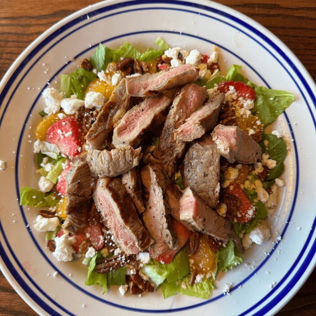 Steak Tip Strawberry Salad.