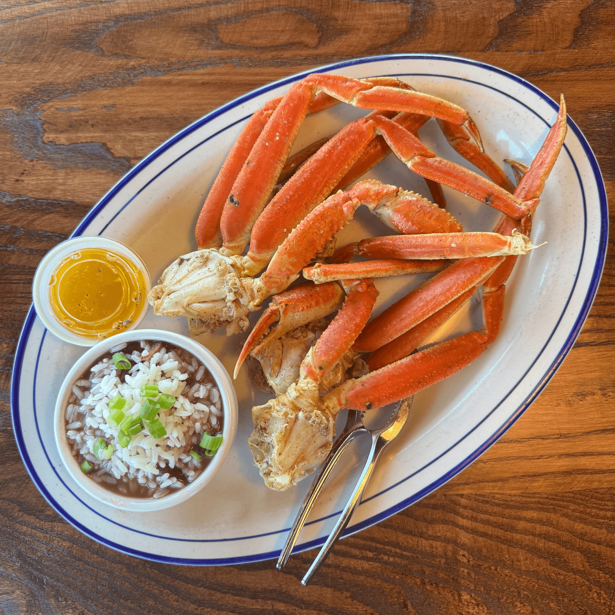 Crab Leg Meal.