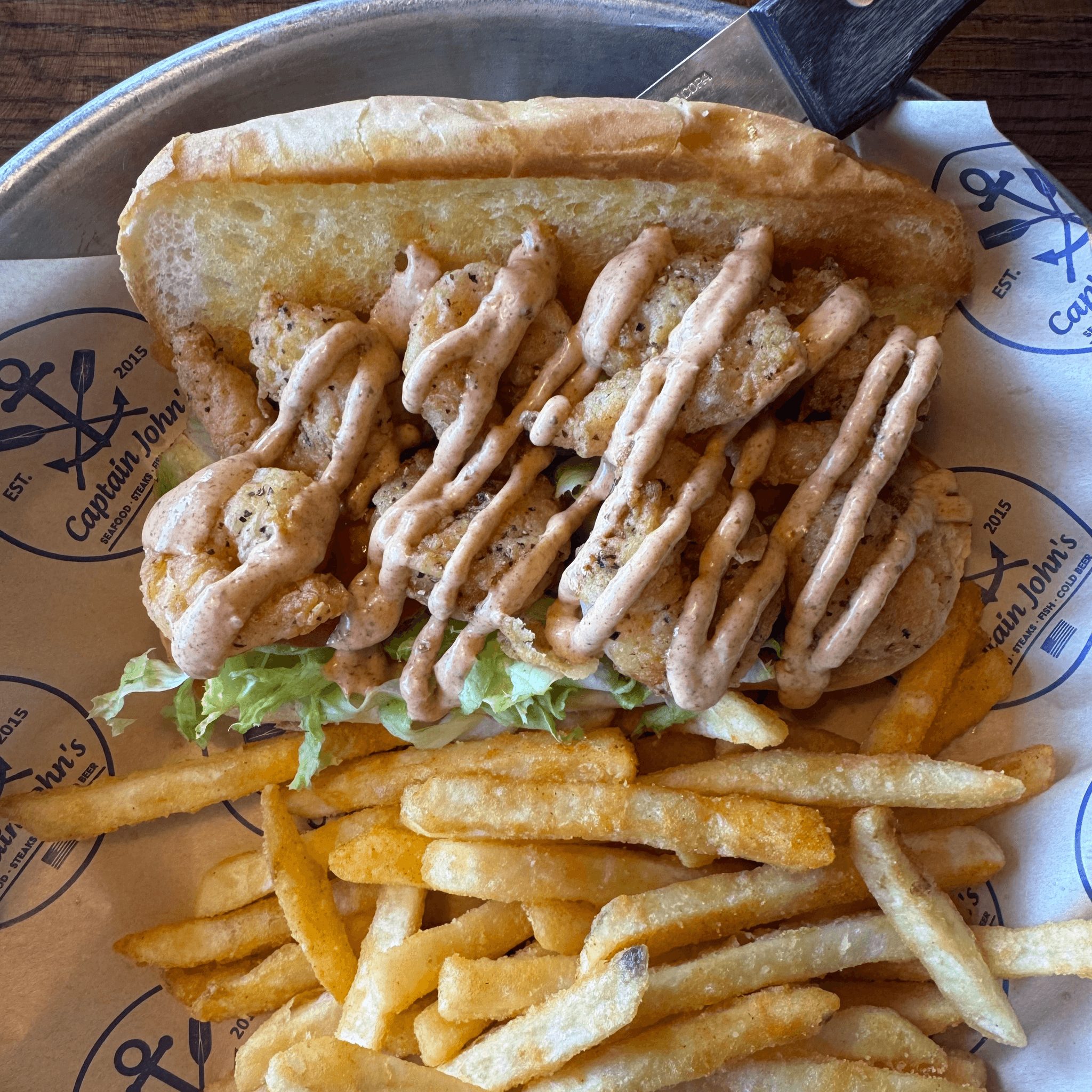 Shrimp Po'Boy.