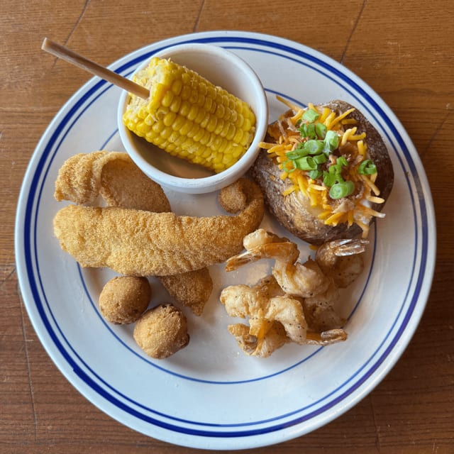 Catfish and Shrimp.