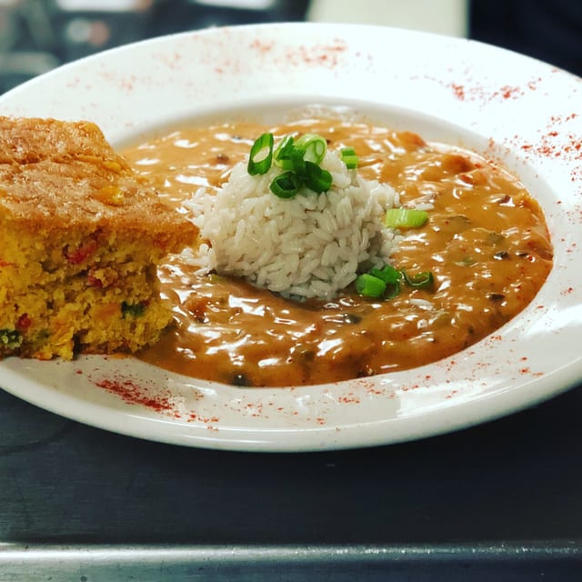 Lunch Crawfish Etouffee.