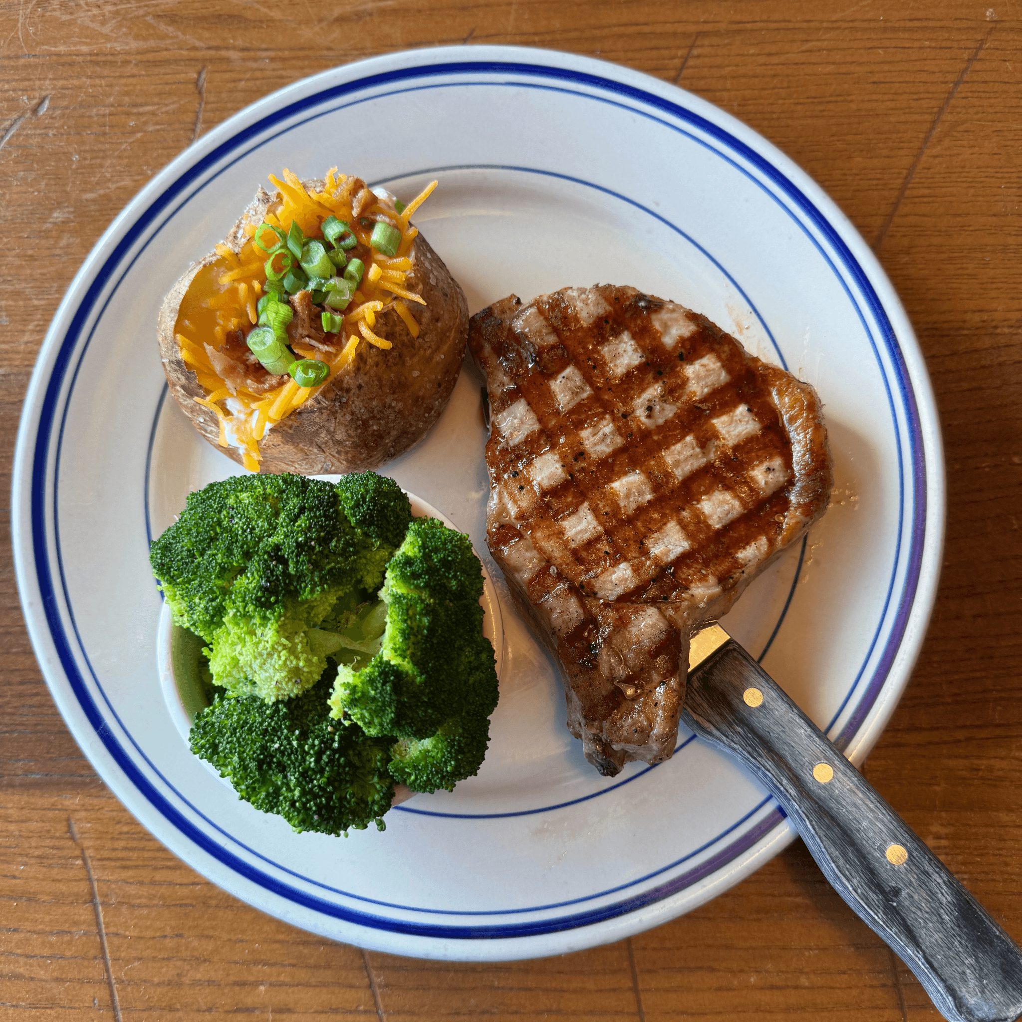 Bone in Pork Chop.