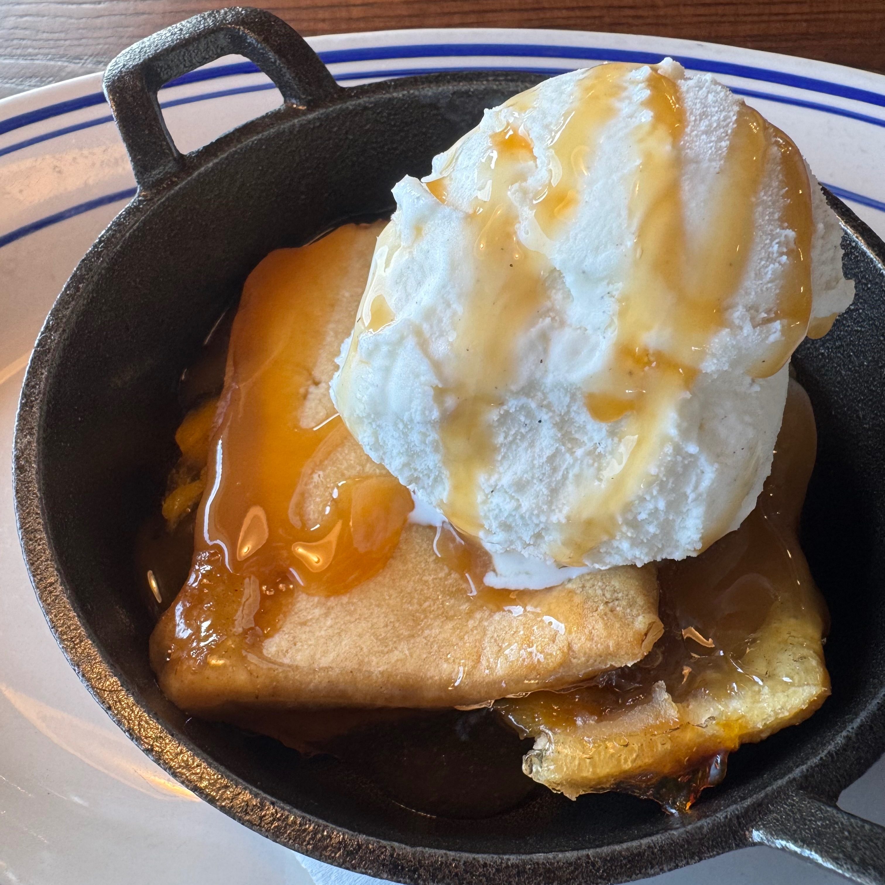 Peach Cobbler.