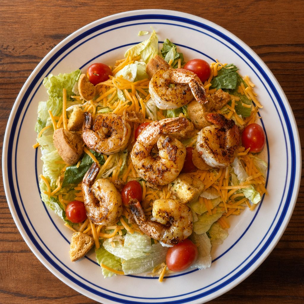 Grilled Shrimp Salad.