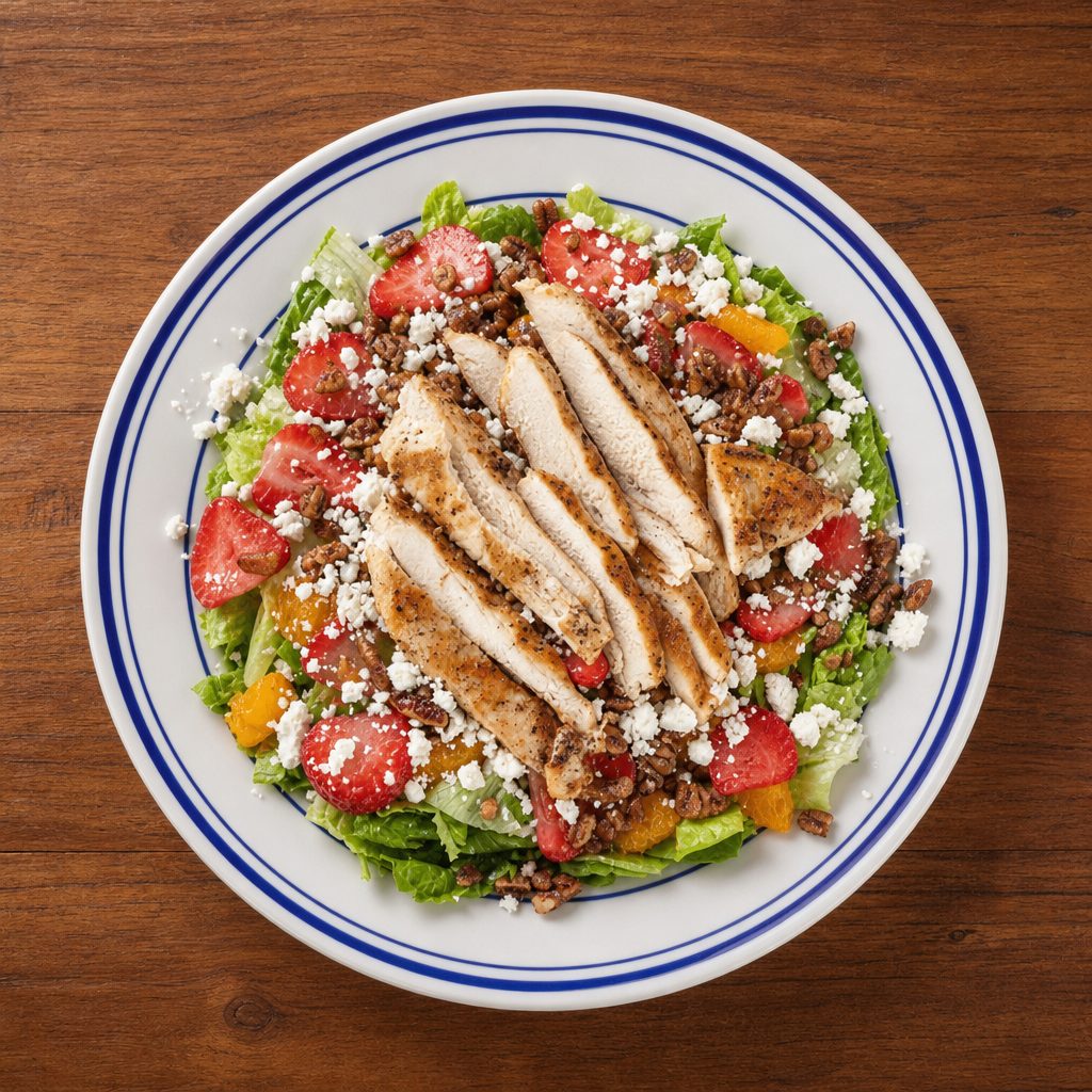 Grilled Chicken Strawberry Salad.