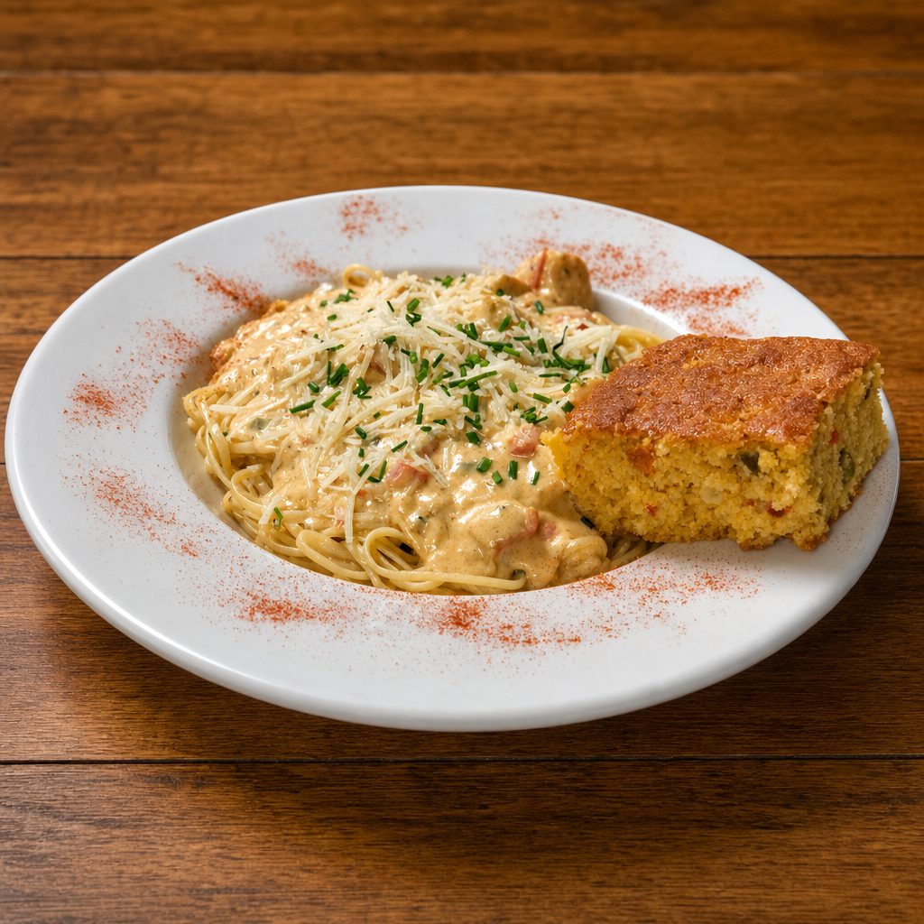 Cajun Jambalaya Pasta.