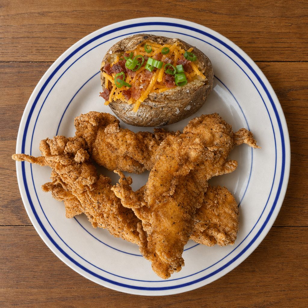 Fried Chicken Tenders.