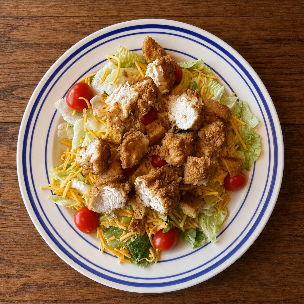 Fried Chicken Salad.