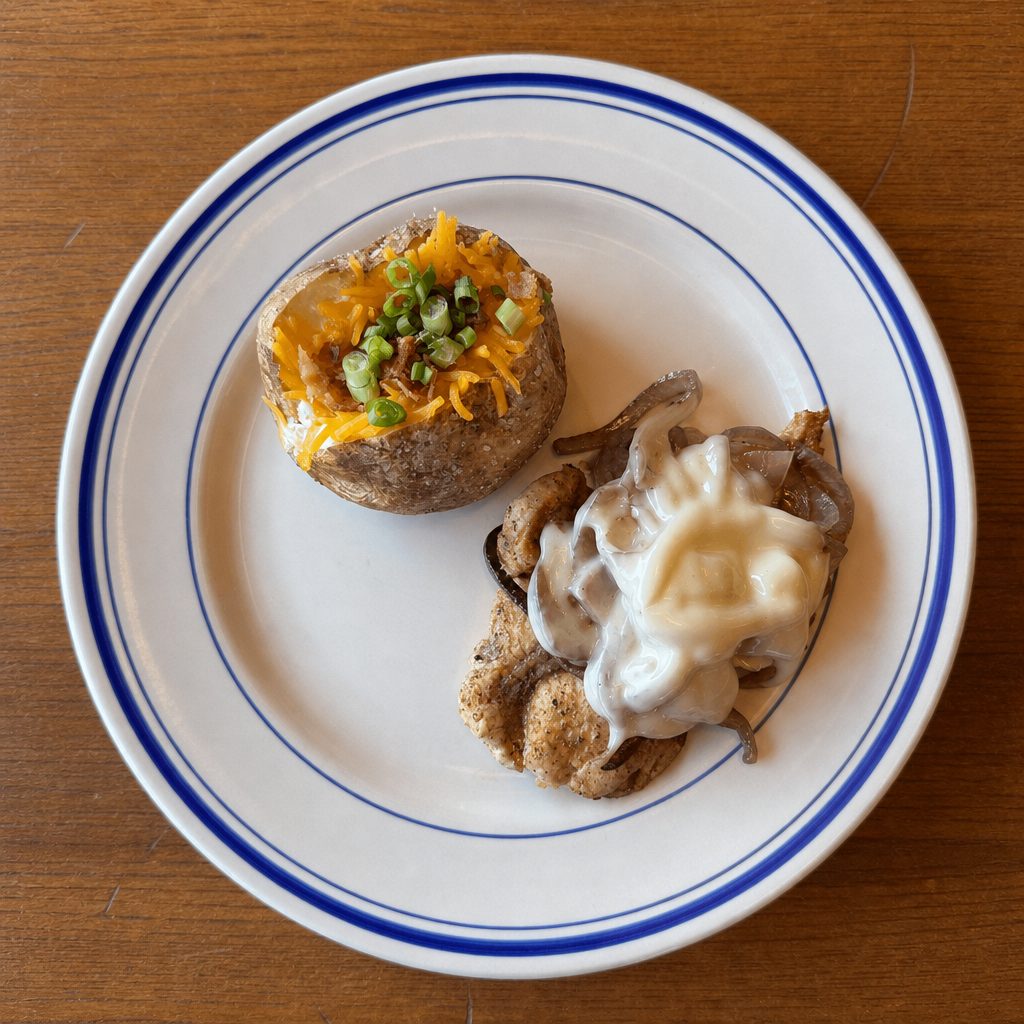 Chicken Smothered.