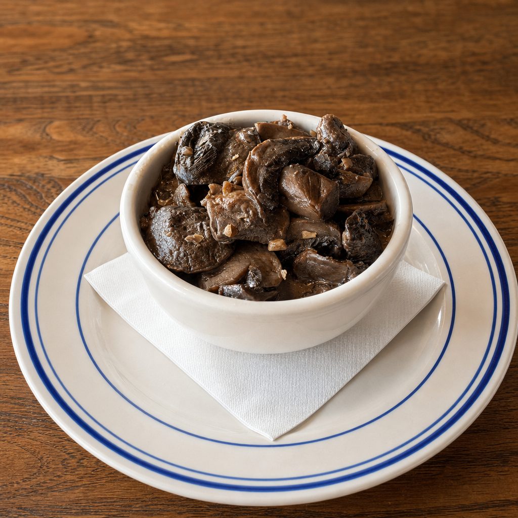 Sauteed Mushrooms.