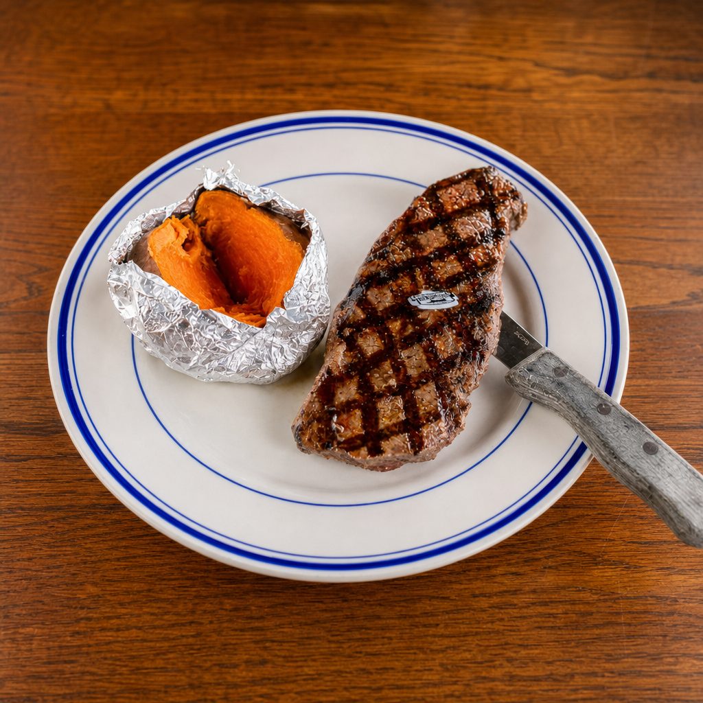 Lunch New York Strip.