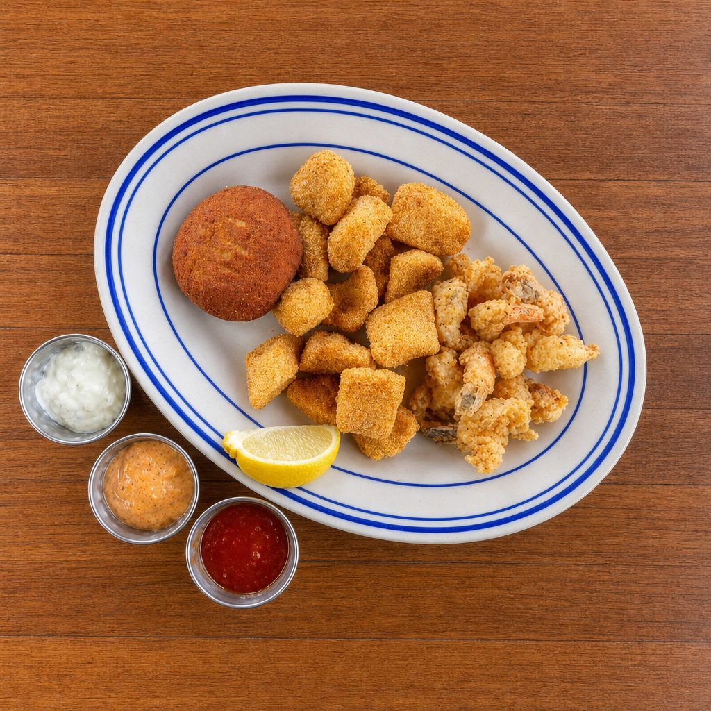 Seafood Trio.