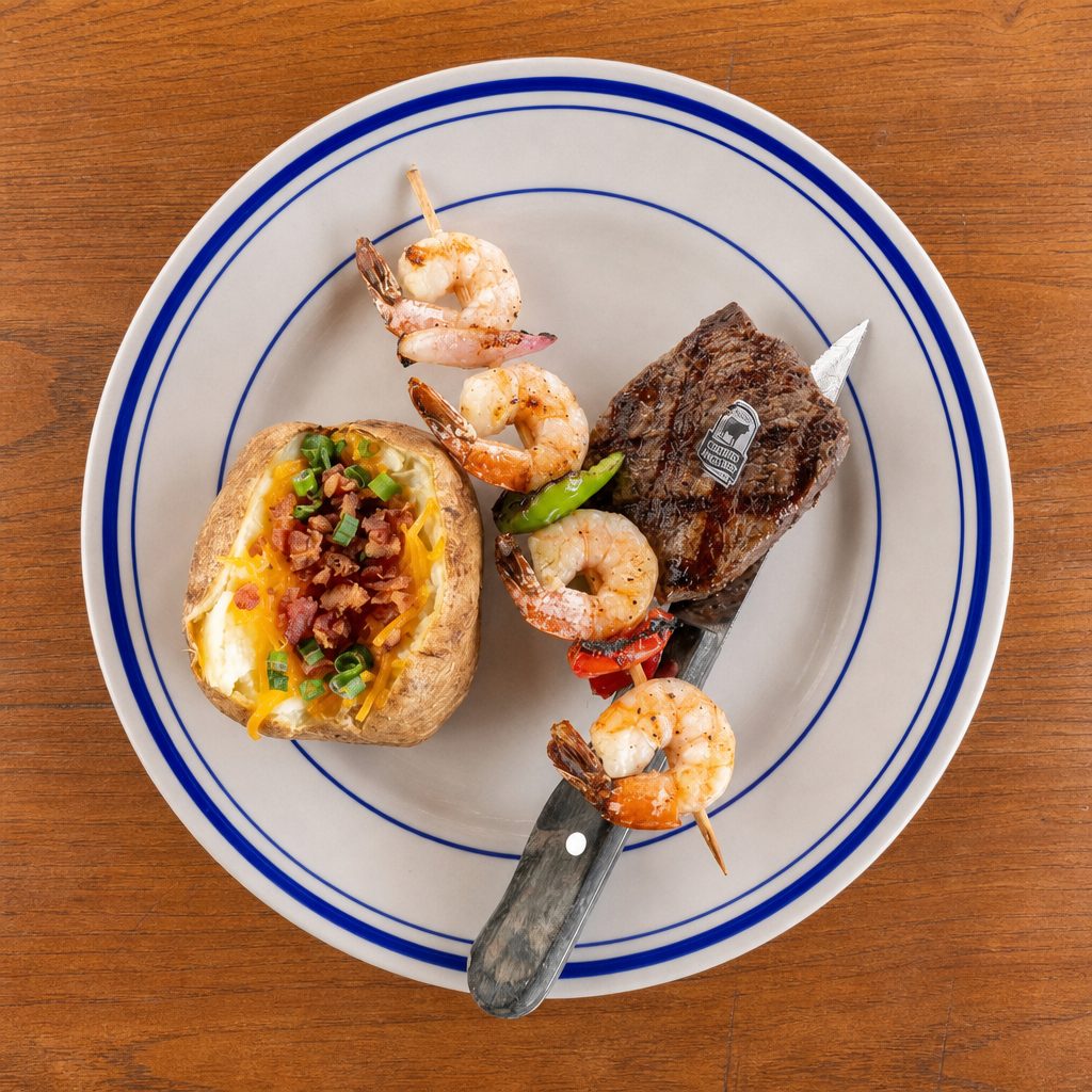 Lunch Surf and Turf.