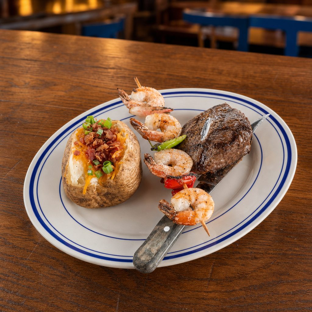 Lunch Surf and Turf.