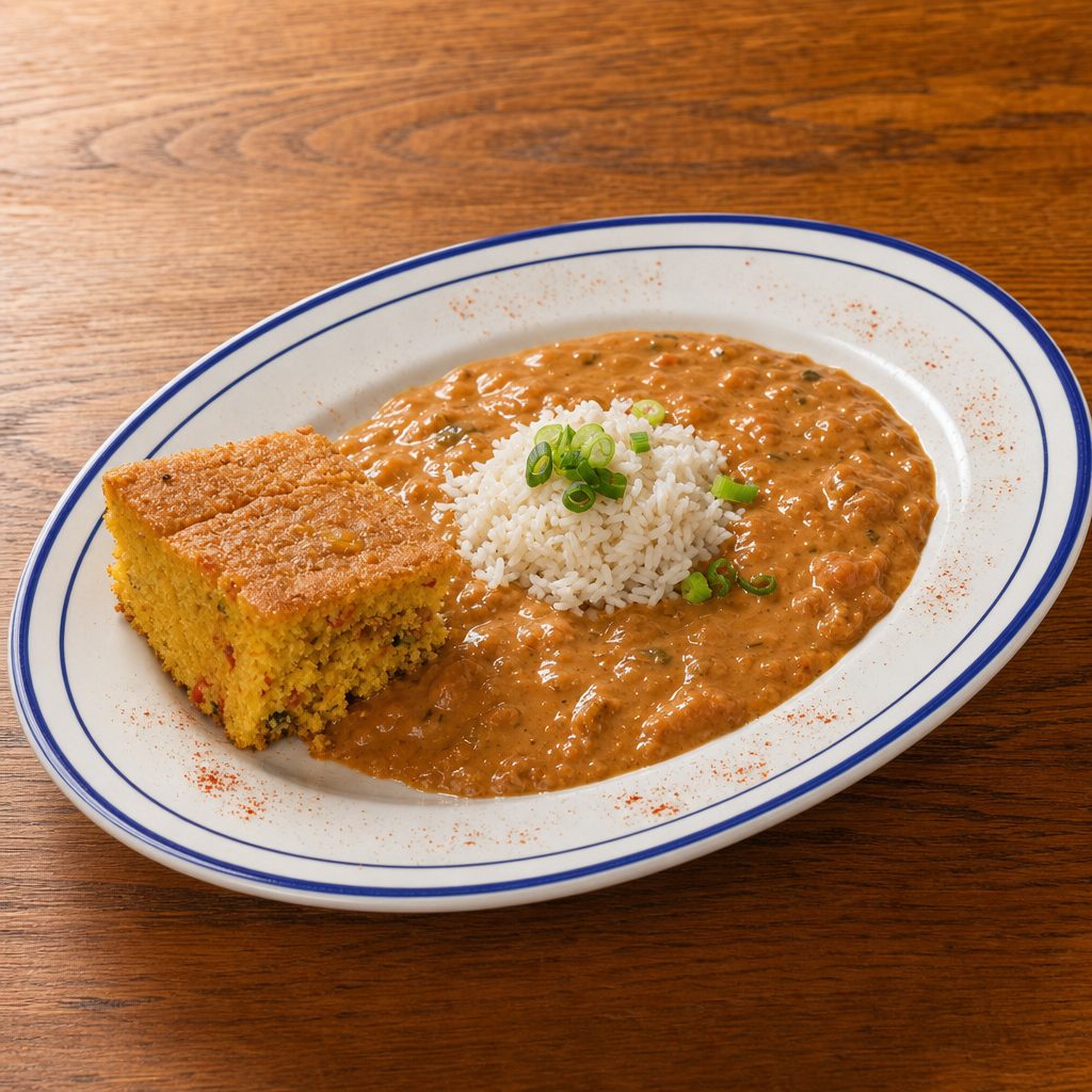 Lunch Crawfish Etouffee.