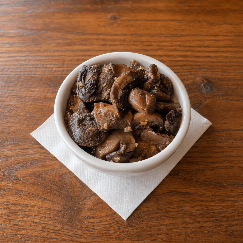 Sauteed Mushrooms.