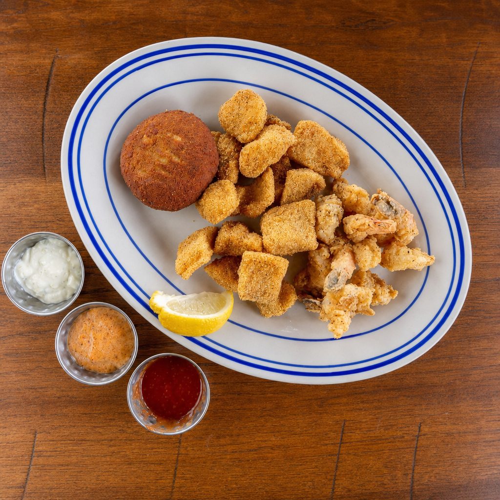 Seafood Trio.