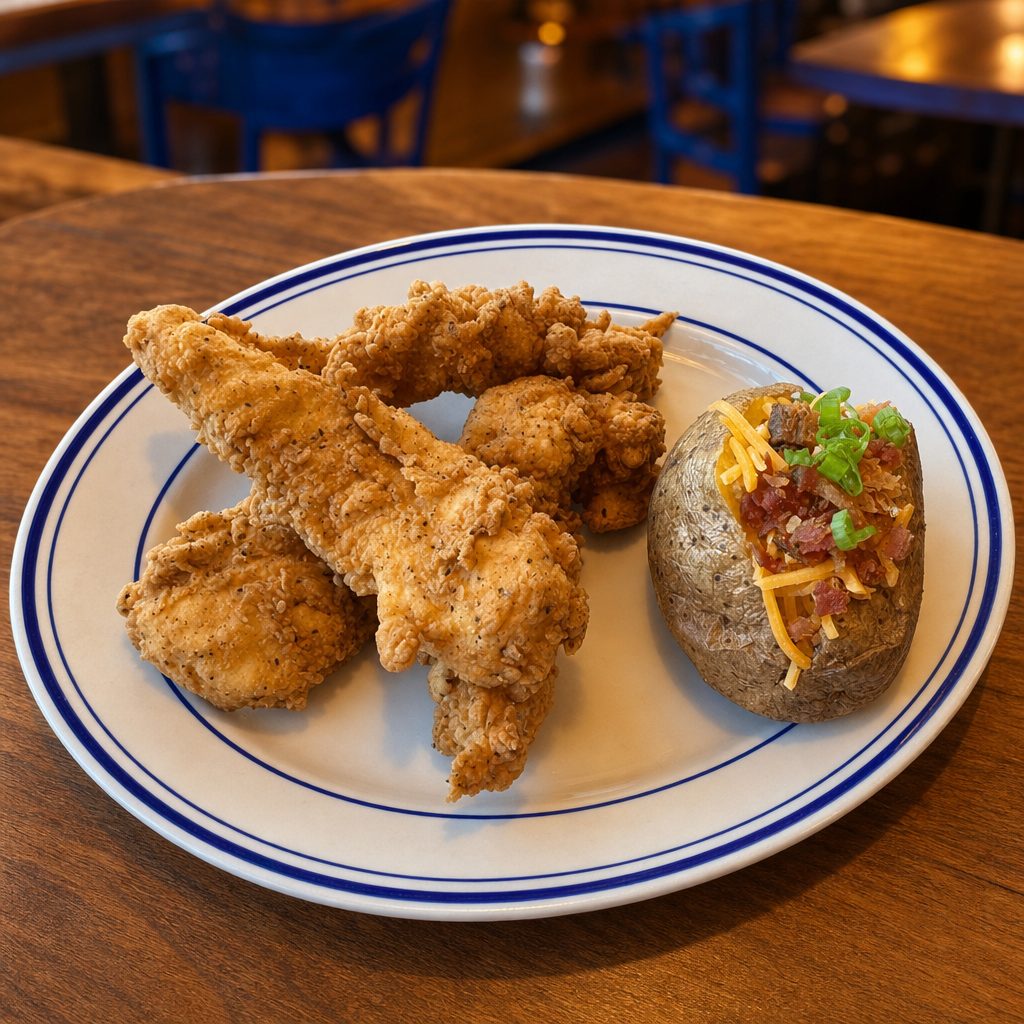 Fried Chicken Tenders.