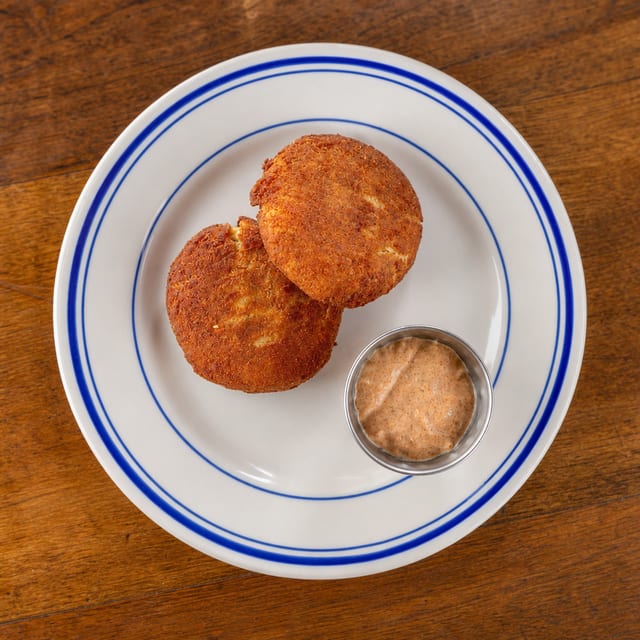 Crabcakes.