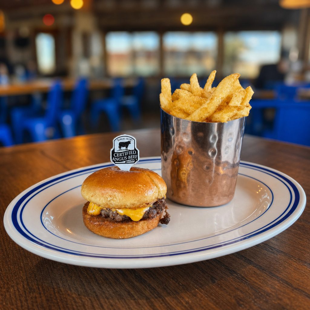 Kids Cheese Burger.