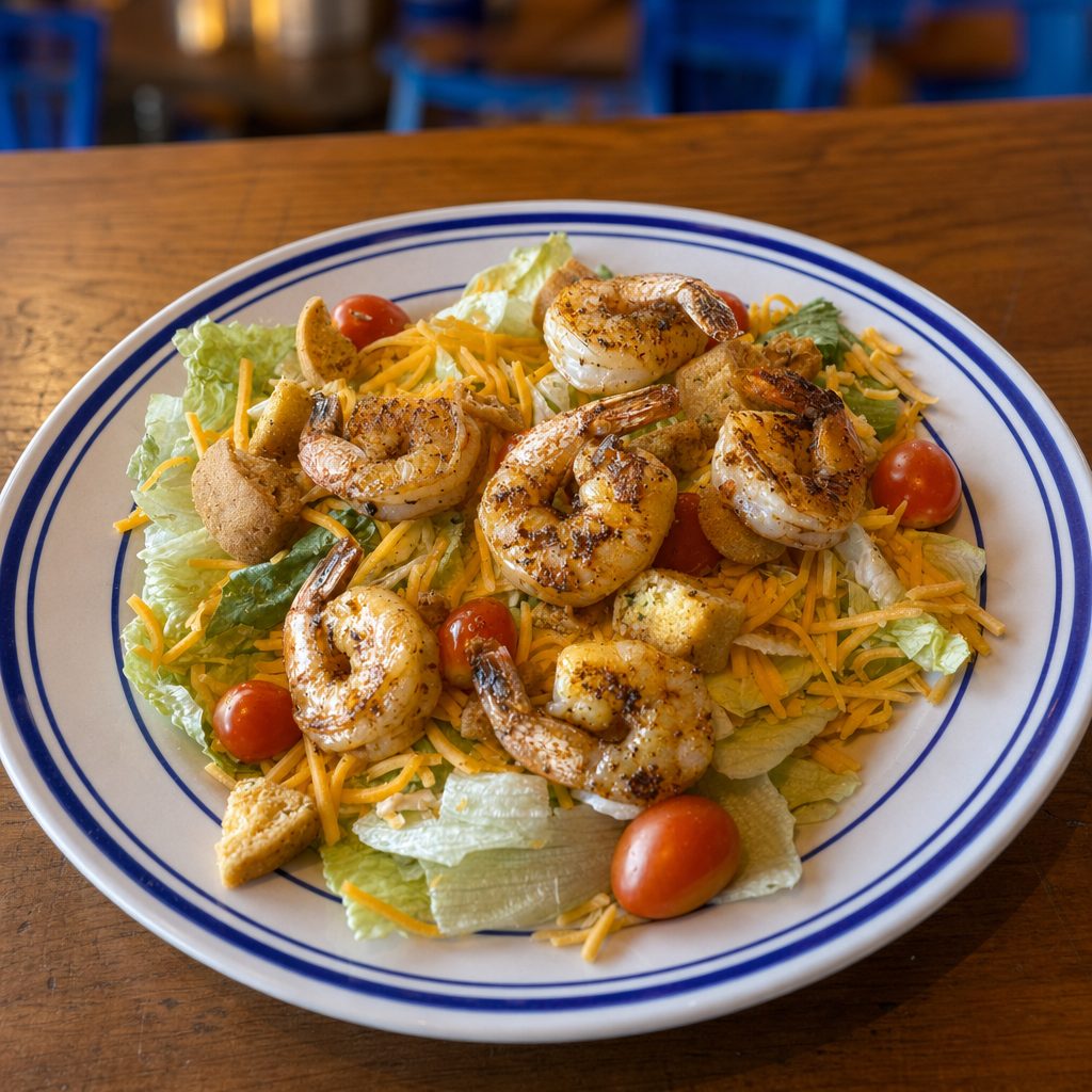Blackened Shrimp Salad.