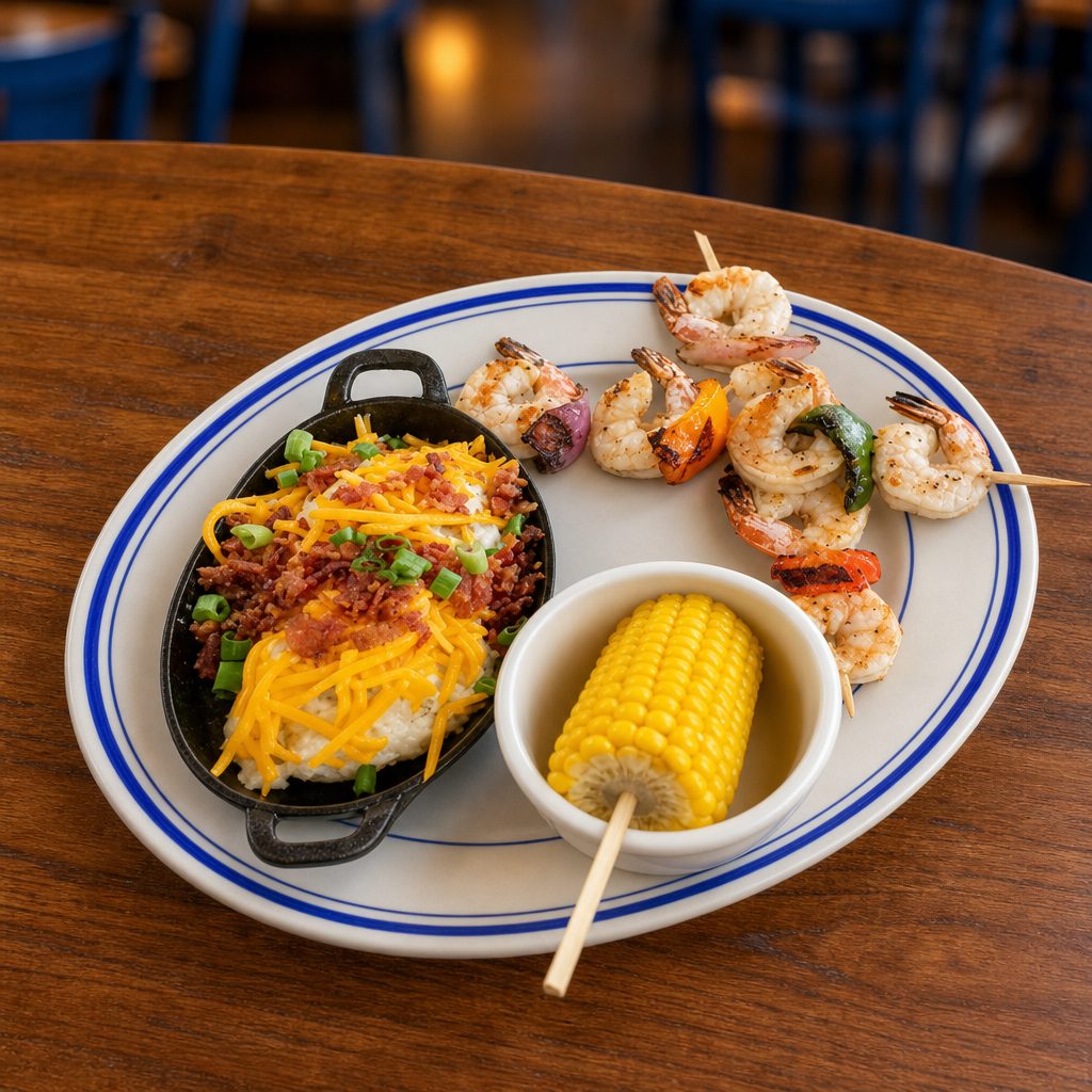 Shrimp Skewers.