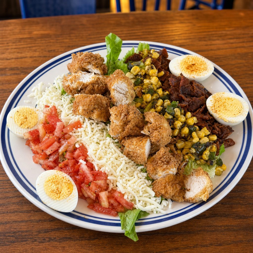 Chicken Cajun Cobb Salad.