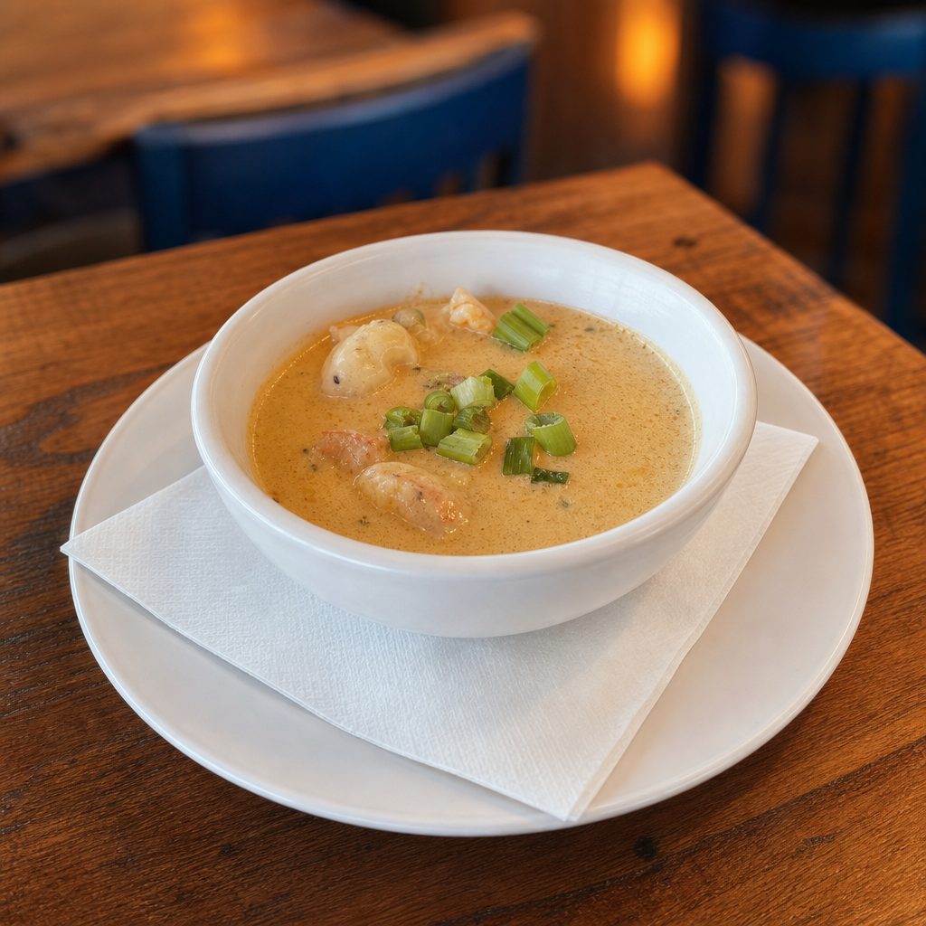 Cup of SF Bisque.