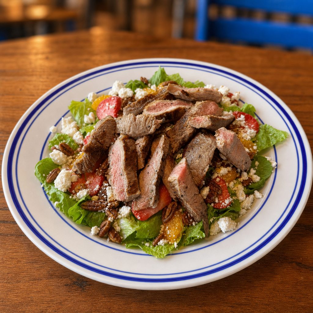 Steak Tip Strawberry Salad.