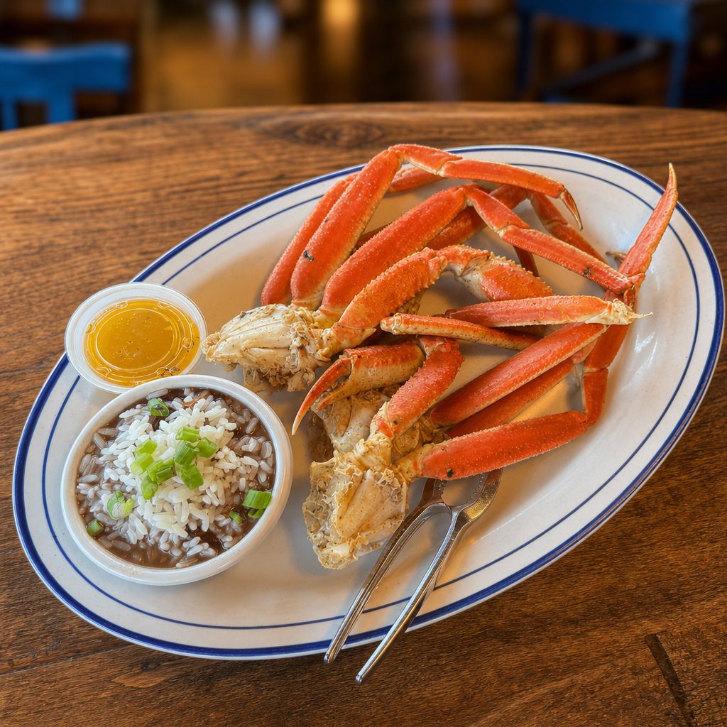 Crab Leg Meal.