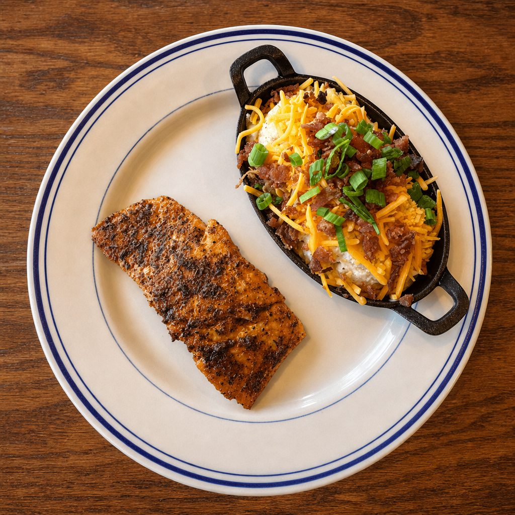 Blackened Salmon.
