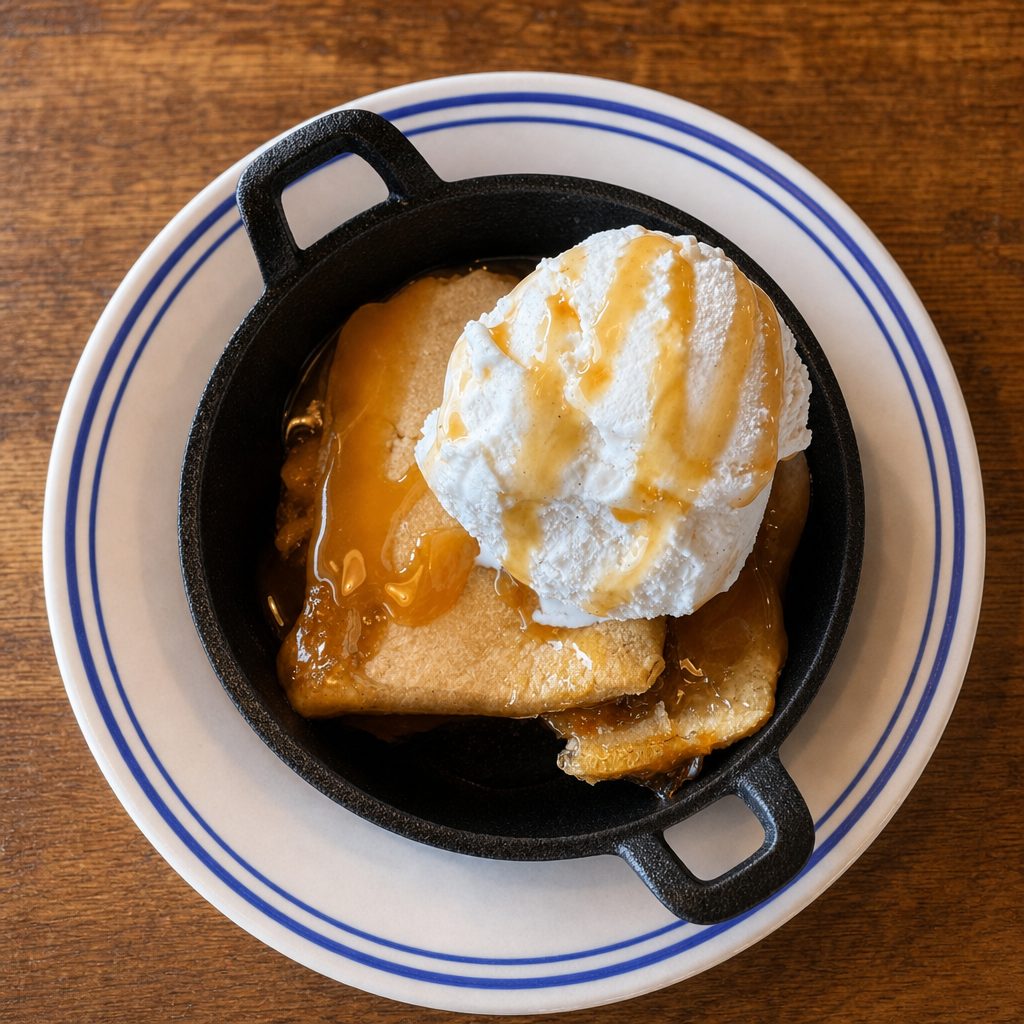 Peach Cobbler.