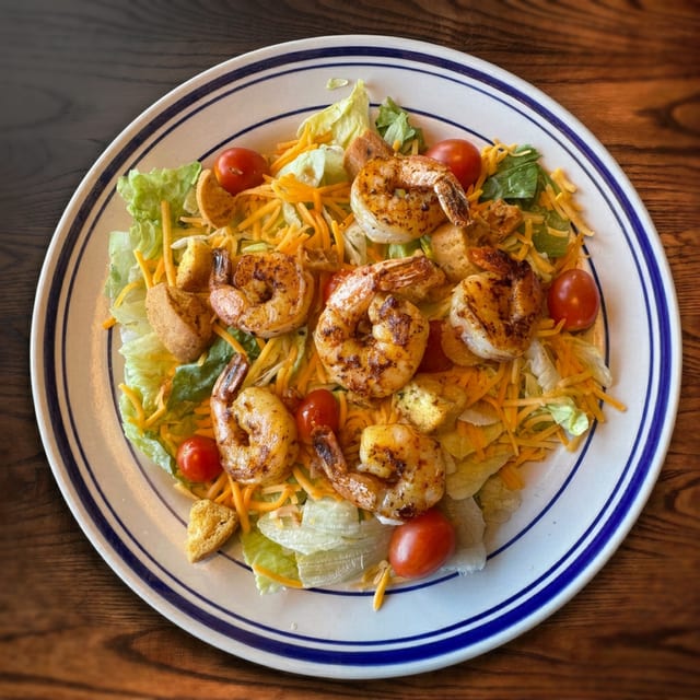 Grilled Shrimp Salad.