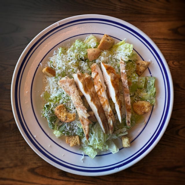 Grilled Chicken Caesar.