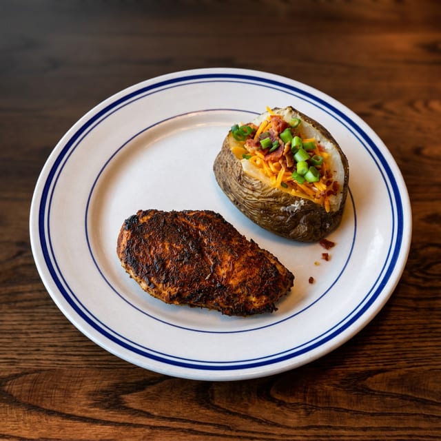 Lunch Blackened Chicken Breast.