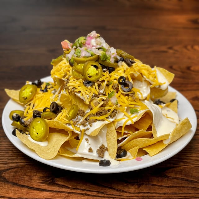 Chicken Nachos.