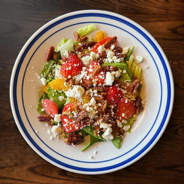 Strawberry Pecan Salad.