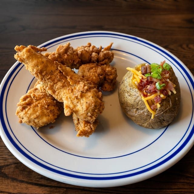 Fried Chicken Tenders.