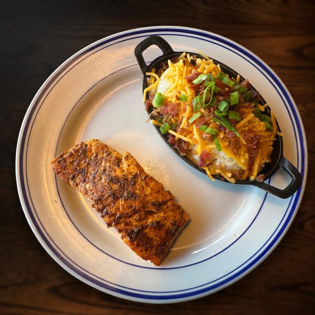 Blackened Salmon.
