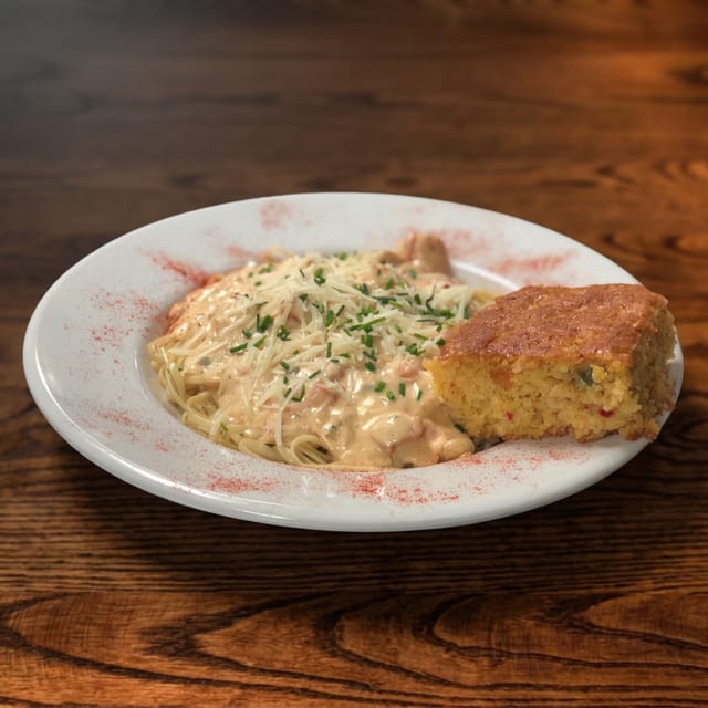 Lunch Cajun Pasta.