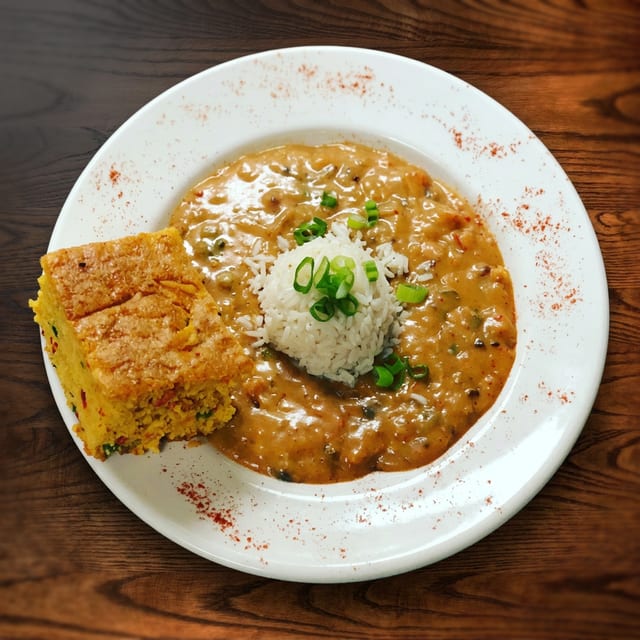 Lunch Crawfish Etouffee.